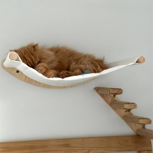 Cat Wall Frame Indoor Bed Wooden Climbing 2