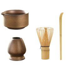 Matcha Tea Set Includes Bowl with Spout Ceramic Tool Kit