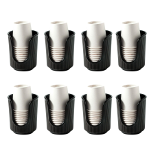 Bathroom Cup Dispenser, Plastic Paper Holder, Disposable Mouthwash Storage Rack, Kitchen and
