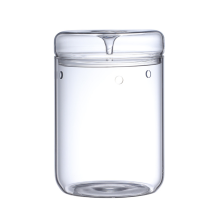 Micro-Landscape Glass Terrarium with Dew Collection Cover, Bonsai Vase Microscopic Landscape Ecological Bottle L