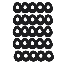 Patches Sensor Meter Patch Sports Waterproof 25PCS 8.2x7.3cm Blood Glucose Fixed for Dexcom G7