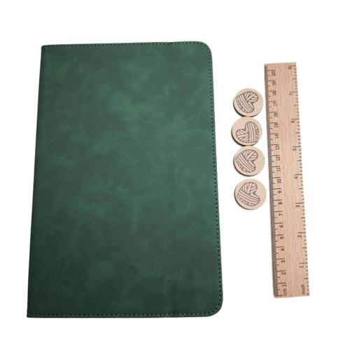 Crochet Chart Holder Pattern Keeper Easy to Use Foldable Portable Magnetic Knitting Keeper,Green 1