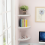 Corner Shelf Bookshelf Wall Punch-Free Fan-Shaped Triangle A 3