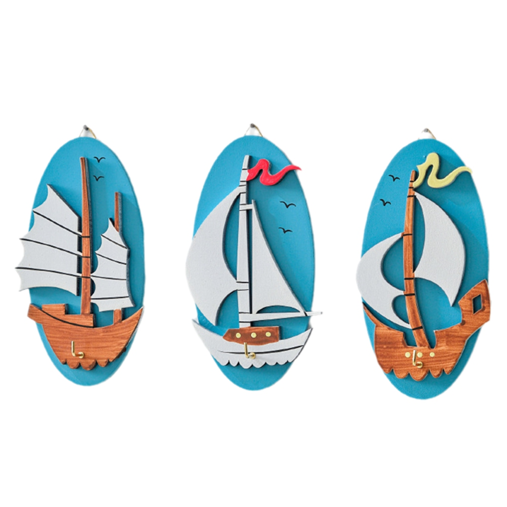 Mediterranean Decorative Hook Wall Hanging Hat Rack Clothing Store Entryway Decoration Key-image-OPC-PJSGNKC-NEW