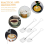 Spoon Set Soup Latte Sugar Stick Stirring Mini Coffee Dessert 9
