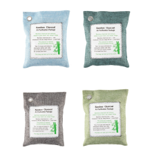 4 Pcs Bamboo Charcoal Bags Odor Absorber Car Home Remove Formaldehyde Activated Carbon Bag Flavor Removal