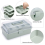 3-Layer Plastic Dividing Storage Box Craft Organizer and with Adjustable Spacers Portable Handled 5