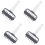 Rolling Wheel Punch Pizza Roller Tools Oven Accessories Slicer Non-Stick Kitchen Gray 3