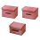 Fabric Storage Box Foldable with Lid Basket Organizer of Closet Handle 2