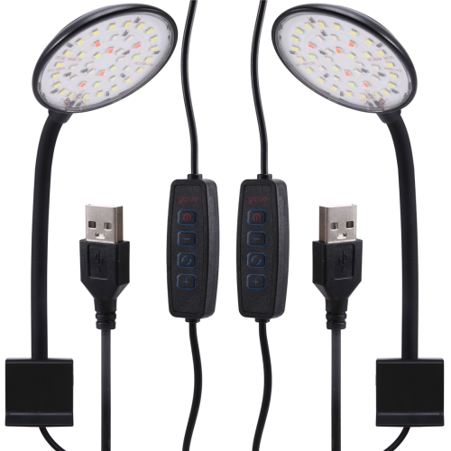 USB Small Fish Tank Light Variable Color Dimming Clip Led Aquarium Water Grass 2