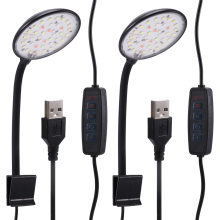 USB Small Fish Tank Light Variable Color Dimming Clip Led Aquarium Water Grass