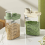 Transparent Kitchen Grain Storage Container with Handle, 2800ml, Moisture-Proof and Insect-Resistant Green 9