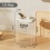 Transparent Kitchen Grain Storage Container with Handle, 2800ml, Moisture-Proof and Insect-Resistant Green 3