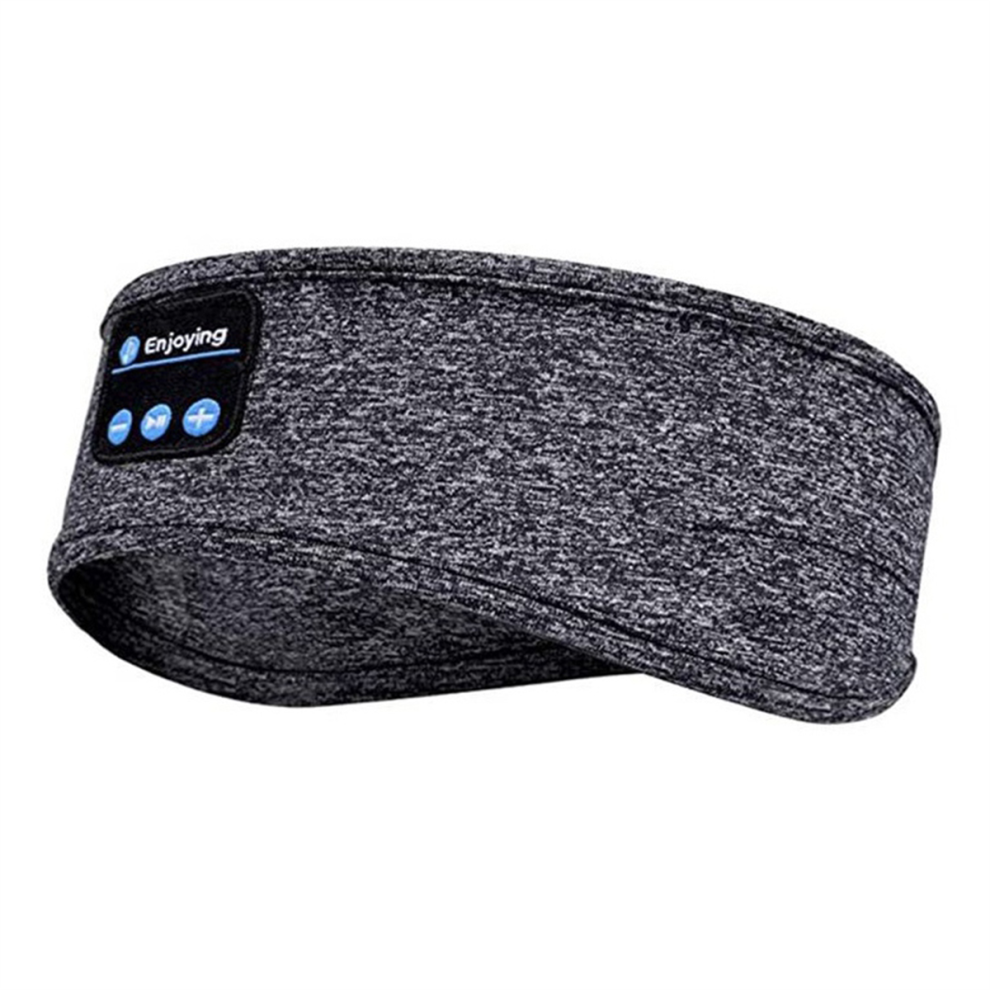 Saudism Headphones Sports Sleep Headband Elastic Wireless Music Eye Mask Bluetooth Headphone B