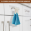 3Pcs Crochet Dish Towel Holder, Macrame Knit Hanging Kitchen Holder with Loop Ring 7