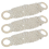 3Pcs Crochet Dish Towel Holder, Macrame Knit Hanging Kitchen Holder with Loop Ring 2