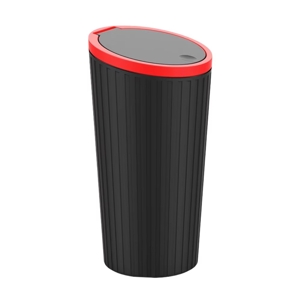 Type Car Trash Can With Lid, Waterproof Interior Bin For Cup Holder, Multi-Functional Vehicle Garbage Storage 4851821517910
