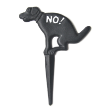 Yard Signs Prohibiting Dog Poop Outdoor Lawn and Garden Puppy Decorations Inserts Grass