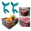 24 PCS Layered Tray Holder Stackers, Universal Baking Sheet Pan Storage 4