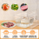 Slow Cooker Containers Tub Boxes Perforated Vacuum Kits Kitchen Tools 11L 4