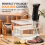 Slow Cooker Containers Tub Boxes Perforated Vacuum Kits Kitchen Tools 11L 5