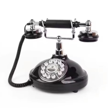 Audio Guest Book Wedding Phone Guestbook Vintage Style Message Voicemail for Partys Birthdays Black