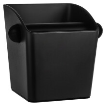 Espresso Knock Box Square High Side Wall Splash Prevention Design Shock Absorbing Non Slip