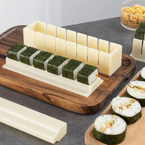 Sushi Grinder Making Tools Driver Rice Round Mold Square Kitchen Cooking 2