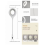 USB Reading Light Voice Control Lamp Activated Small Table for Home Learning and Office White 6