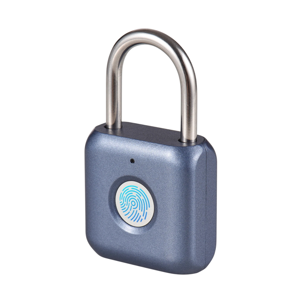 Mini Fingerprint Padlock Usb Rechargeable Lock 20 Fingerprints Ipx2 Splashproof Anti-Theft Security Padlocks 4851821530285