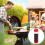 4Pcs Squeeze Bottles Refillable 20 Oz,Inverted Plastic Tip Large Valve Dispenser Condiment Bottle 4