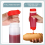 4Pcs Squeeze Bottles Refillable 20 Oz,Inverted Plastic Tip Large Valve Dispenser Condiment Bottle 7