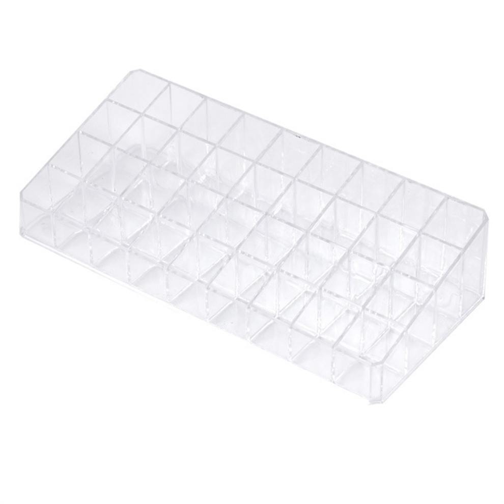 Saudism Lipstick Storage Box Multi-Space Transparent Perfume Cosmetic Lip Gloss Display