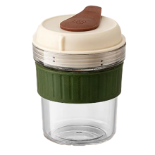 500ml Ice Maker Cup with Pressing Type Tray,Silicone Cold Brew Coffee for Outdoor Use, Portable Iced Drink