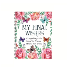 My Final Wishes Planner: Everything You Need to Know When I'M Gone End of Life Planner, Checklists & Organizer