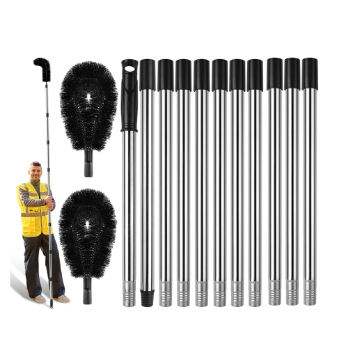 14 Ft Gutter Cleaning Tools From the Ground, Cleaner for Easy and Efficient A Safe Distance 2