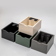 Anti Slip Espresso Coffee Grounds Waste Box Bucket Knock Black