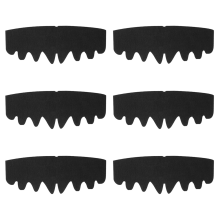 Baseball Caps Inserts Shapers, Flexible Washable Reusable Hat Liner Cap Fitter Inserts, Felt Sweat 6pcs