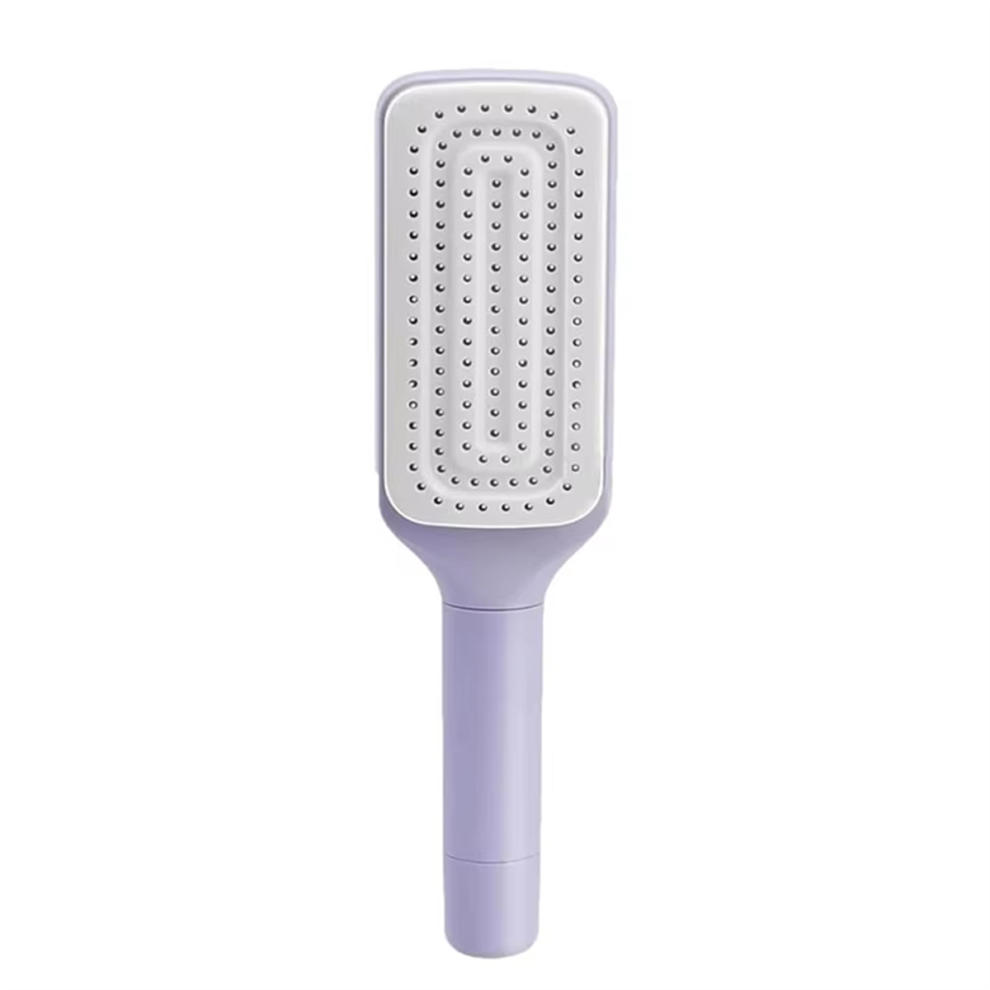 Saudism Rotatable Self-Cleaning Hair Brush - Anti-Static, Massage Air Cushion Comb For Women, Magic Retractable Smoothing A