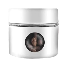 Mini Airtight Glass Coffee Jar - Portable Powder & Tea Storage Container, Kitchen Accessories White