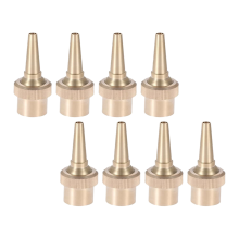 8 PCS 1/2 Inch Brass DN15 Fountain Nozzle Water Spraying Adjustable Direction Jet Heads