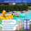 6-Piece Copper Anodized Replacement Kit,Includes Anodes,Basket Screens,Springs and Screws,for Solar Pool Ionizers 4