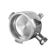 DIY Single Head 51MM Double Spout Coffee Portafilter Filter Holder for Dedica EC680/685 Stainless Steel