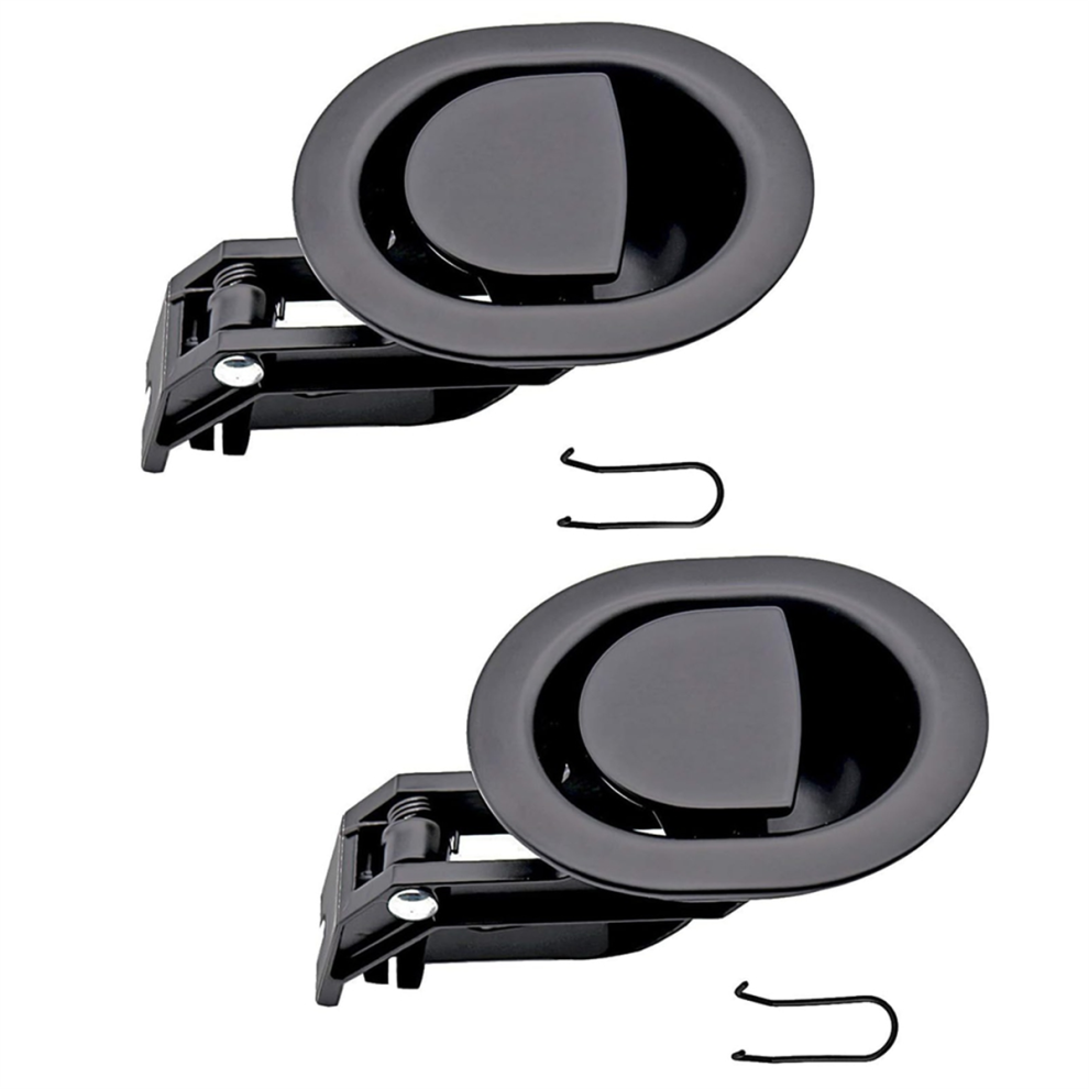 2Pcs Plastic Recliner Release Pull Handles Oval Sofa Chair Replacement Parts Without Cable Fits 3Mm & 6Mm Cables 4851821553024