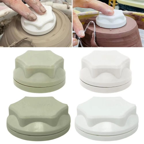 Clay Trimming Spinner Pottery TrimmingTool Set for Potters Artists Ceramic Throwing Tool A 2