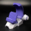 Printed Herringbone Gear Phone Stand, Adjustable Desktop Accessory, Portable and Practical Design White 5