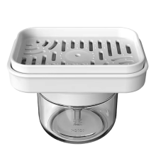 Dish Soap Dispenser with Easy Pump, Holder and Detergent Box for Efficient Kitchen Cleaning