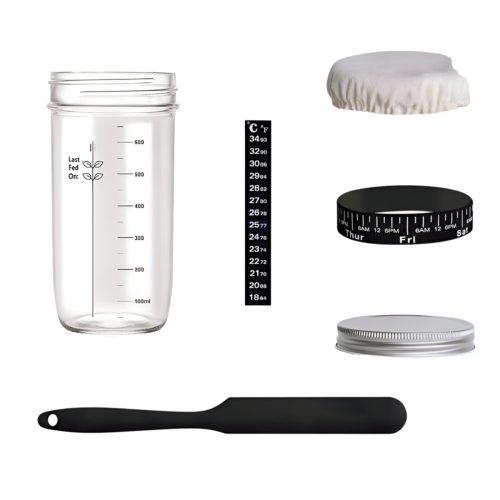 Sourdough Kit, Bread Glass Jars Airtight 730ml