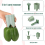 Pepper Deseeder -Skin Green Corer Fruit and Vegetable Coring Tool 7