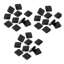 30pcs Square Corner Protector Air Fryer Parts Silica Gel Buffer Baking Tray Mat Kitchen Tool